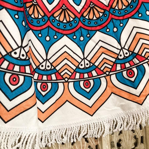 🎉Host Pick🎉 Boho Roundie Beach Coverup/Wrap/Towel/Tapestry - Picture 12 of 16
